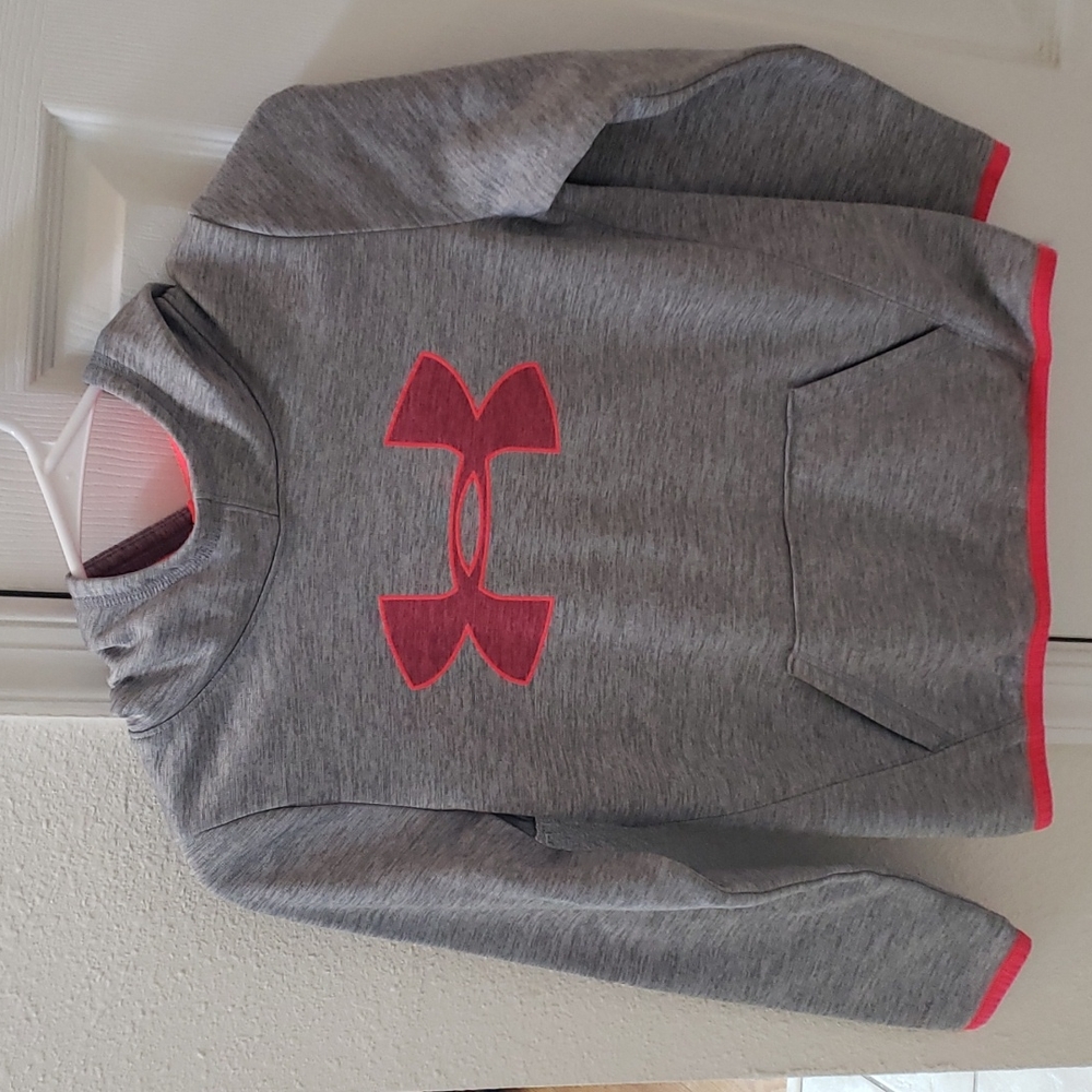 Girls under armour hoodie sweatshirt cold gear youth medium YMD